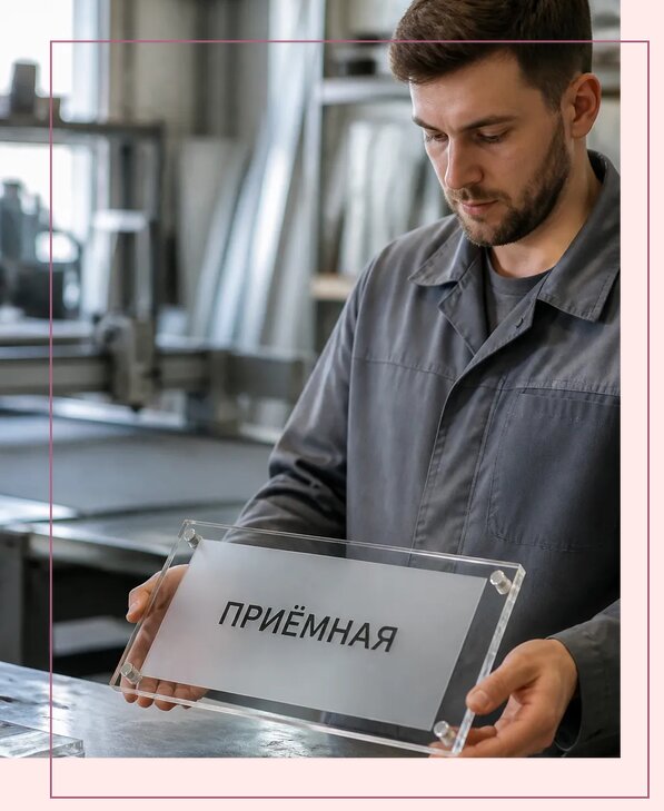 Таблички из оргстекла на заказ в Еманжелинске от 4006 р. | Аванза-Мнж